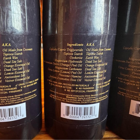 Each & Every Aluminum-Free Deodorant – Citrus & Vetiver – 3 Pack (2.5 oz each) - Picture 3 of 4